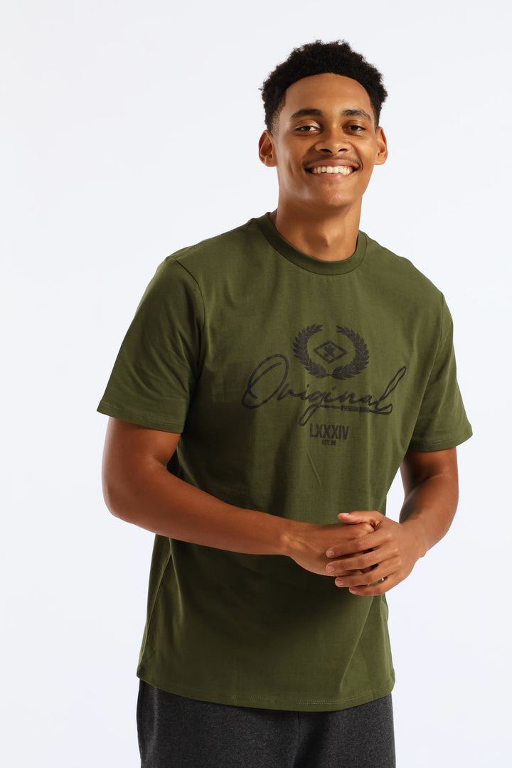 Original Basic Print Tee - Fatigue