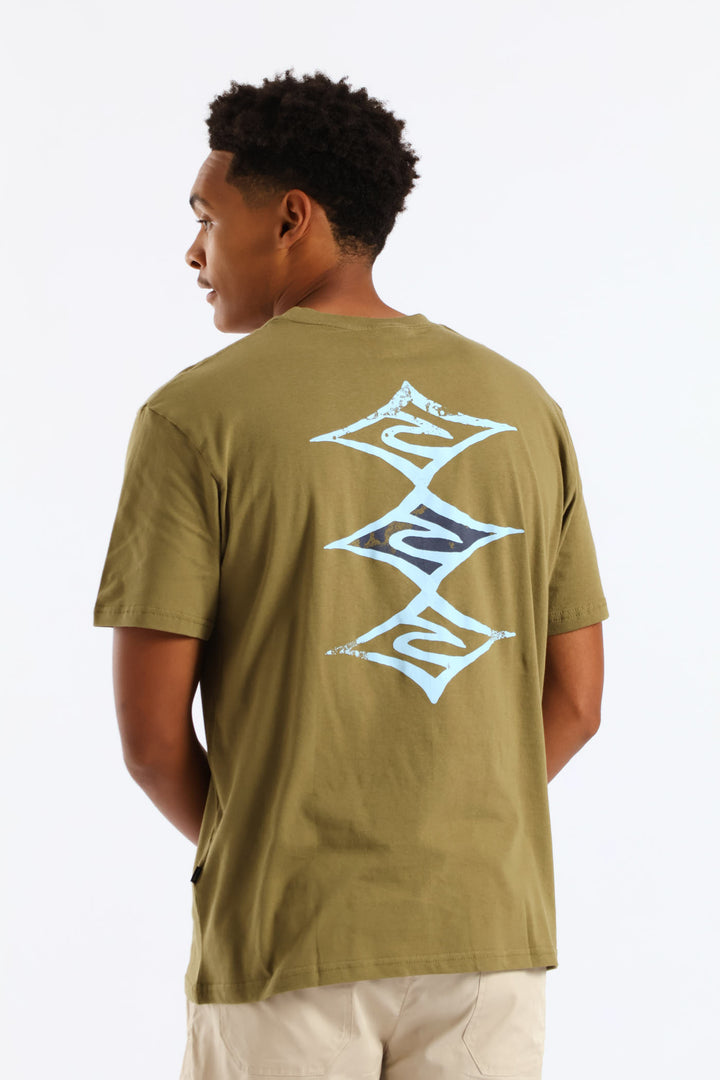 Cosmic Tides Tee - Olive