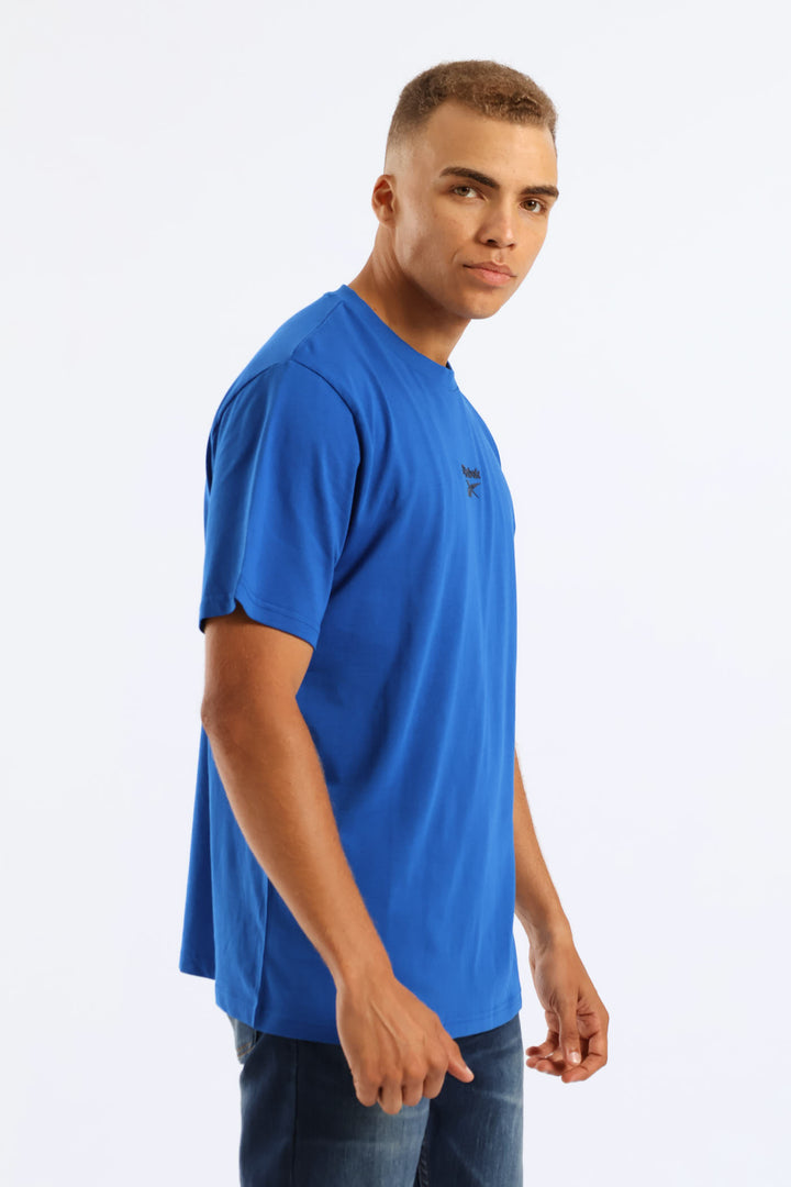 Adrian Crewneck Tee - Blue