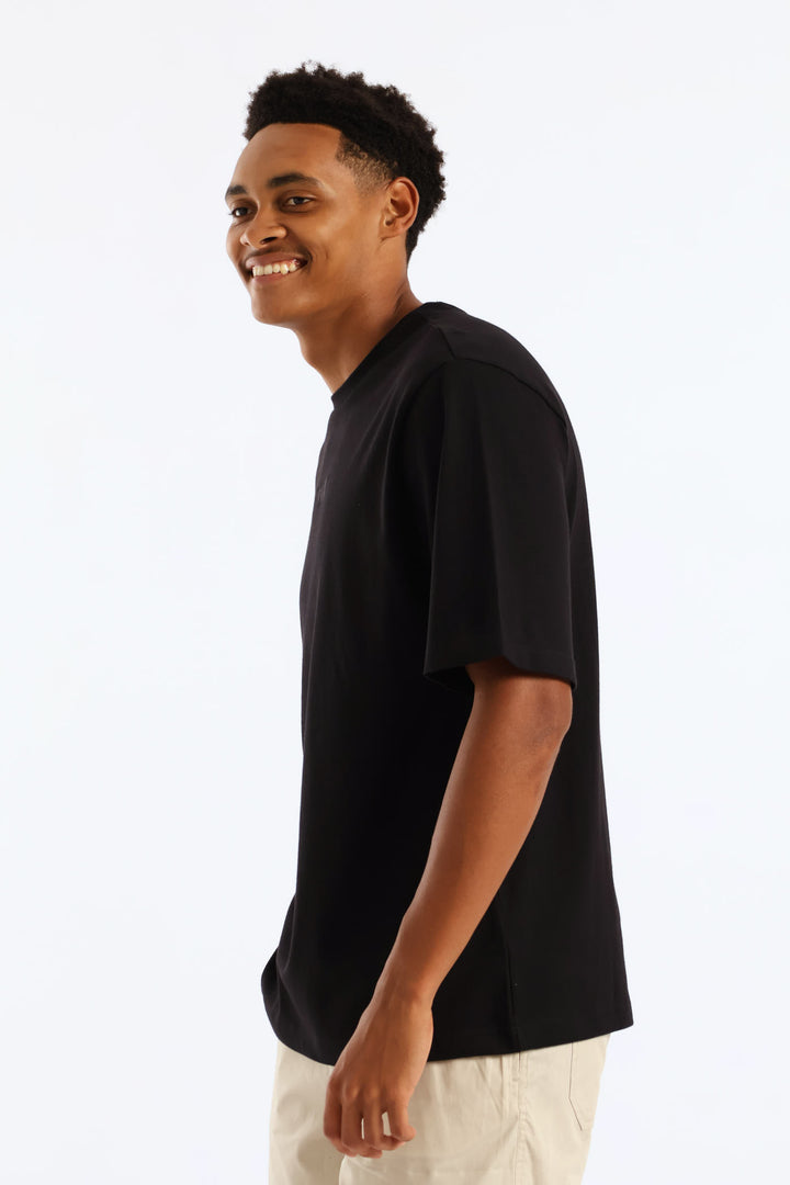 Wordmark Oversized Tee - Black