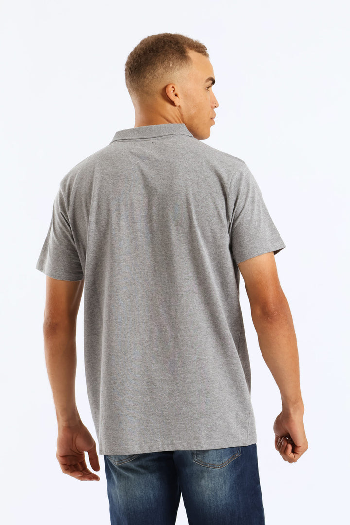 Basic Golfer - Grey Melange