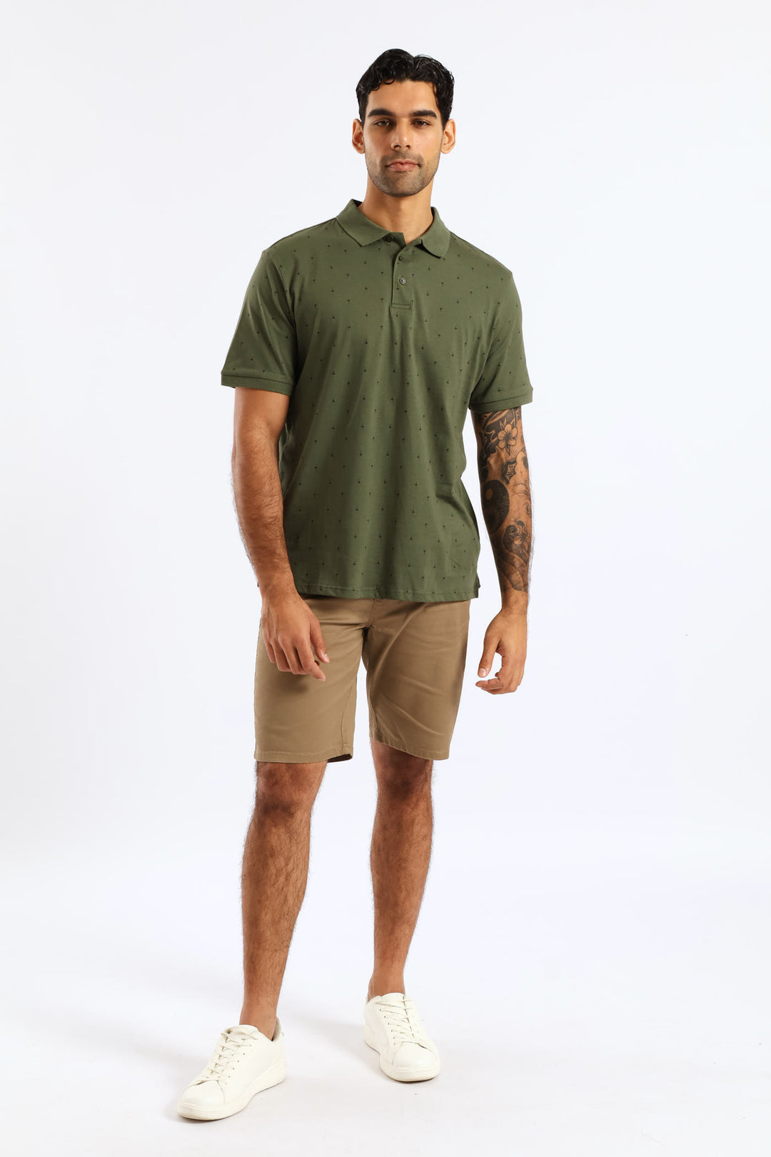Palm Print Golfer - Olive