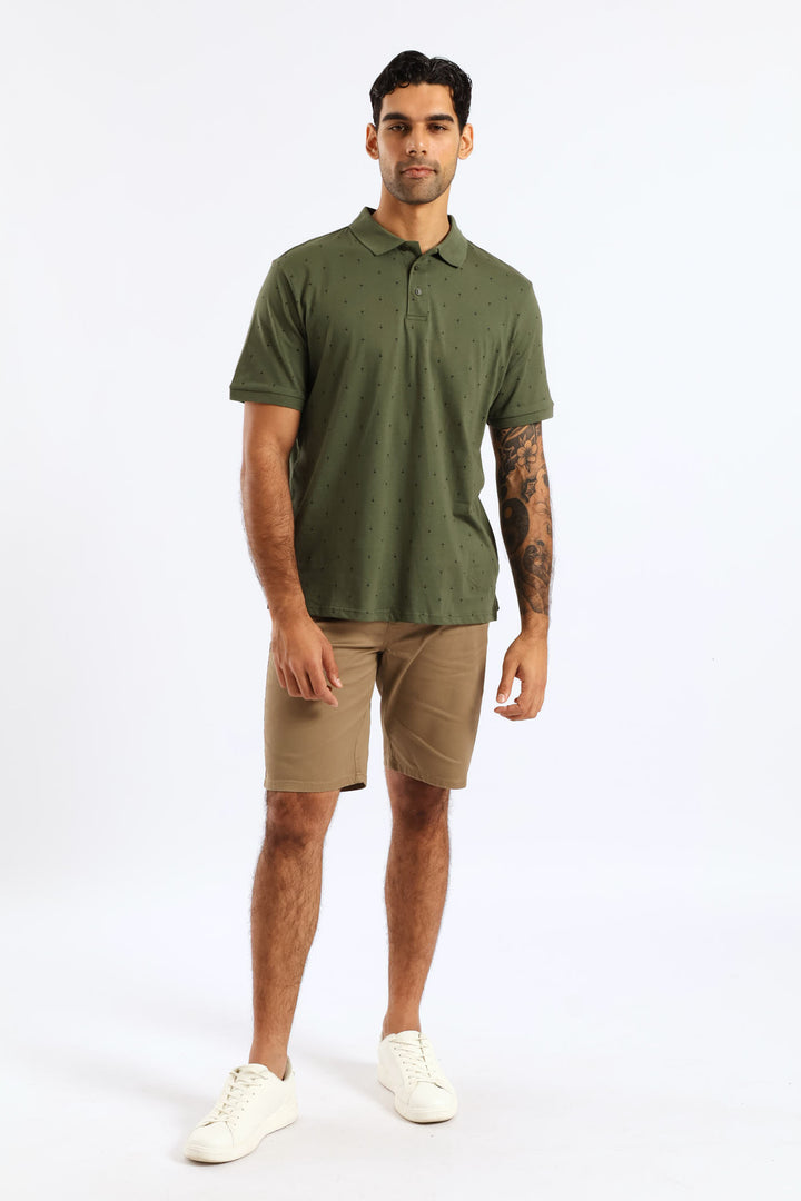 Palm Print Golfer - Olive