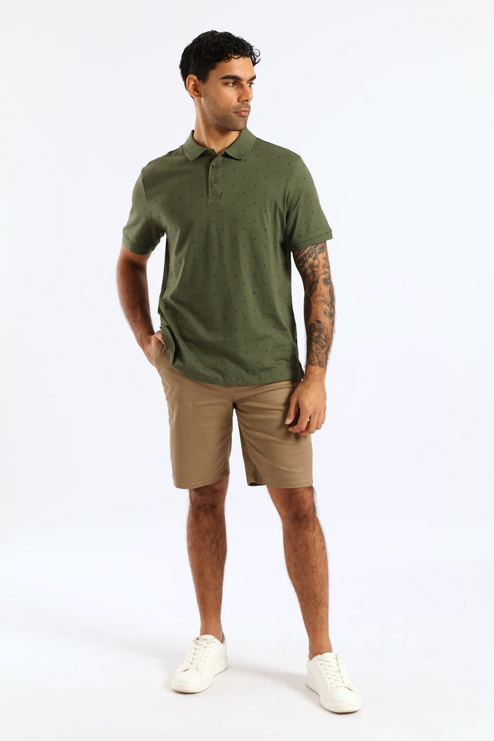 Plain Chino Short - Khaki