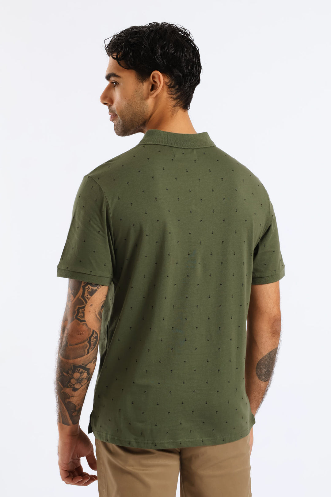 Palm Print Golfer - Olive