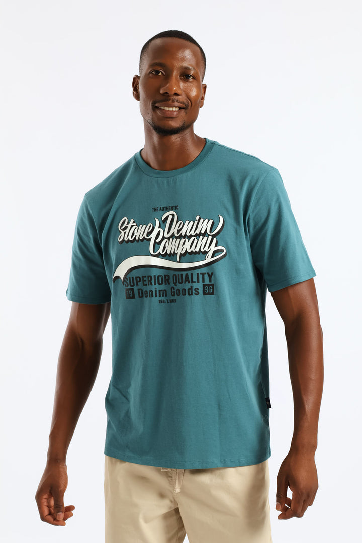 Denim Goods Tee - Teal