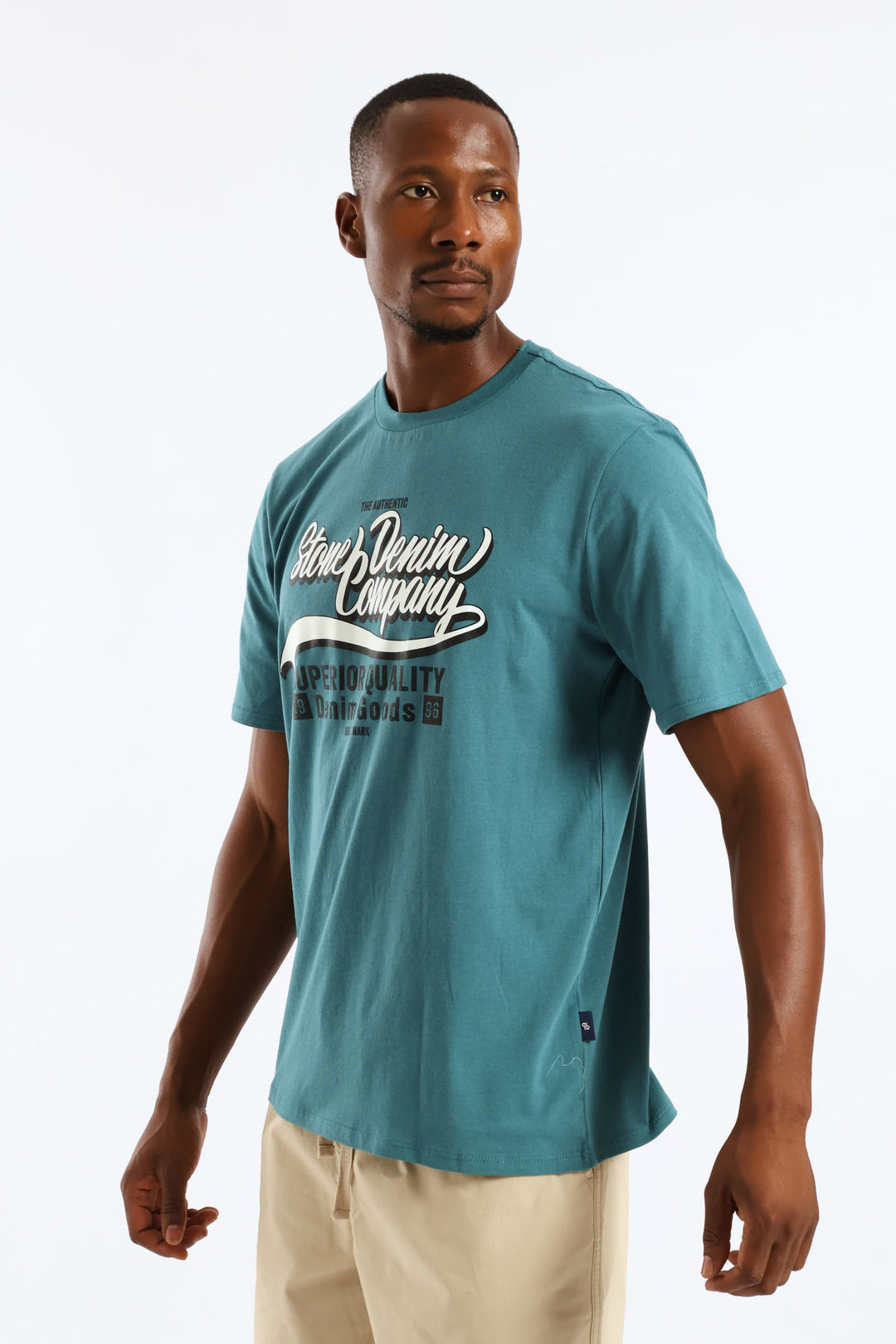 Denim Goods Tee - Teal