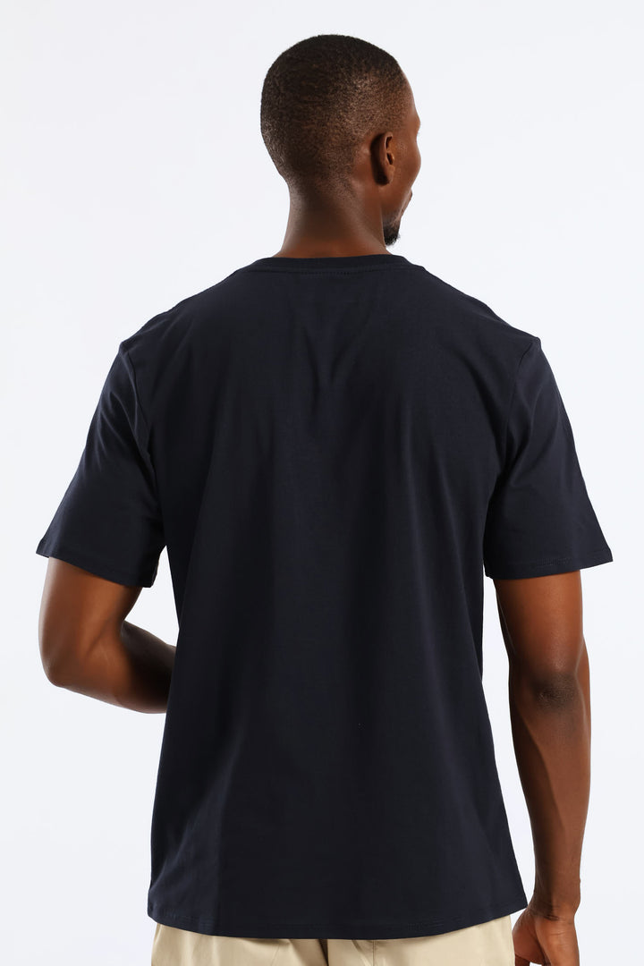 Tropical Journey Tee - Navy