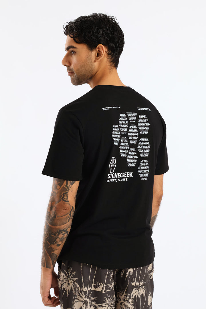 Tread Front & Back Tee - Black