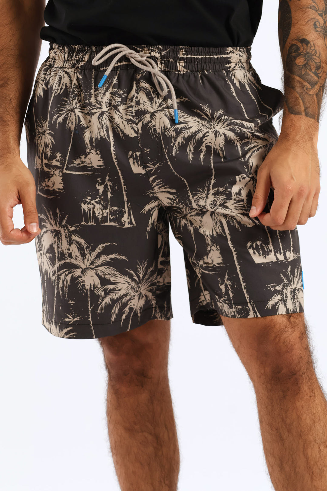 Palm Swim Short - Grey