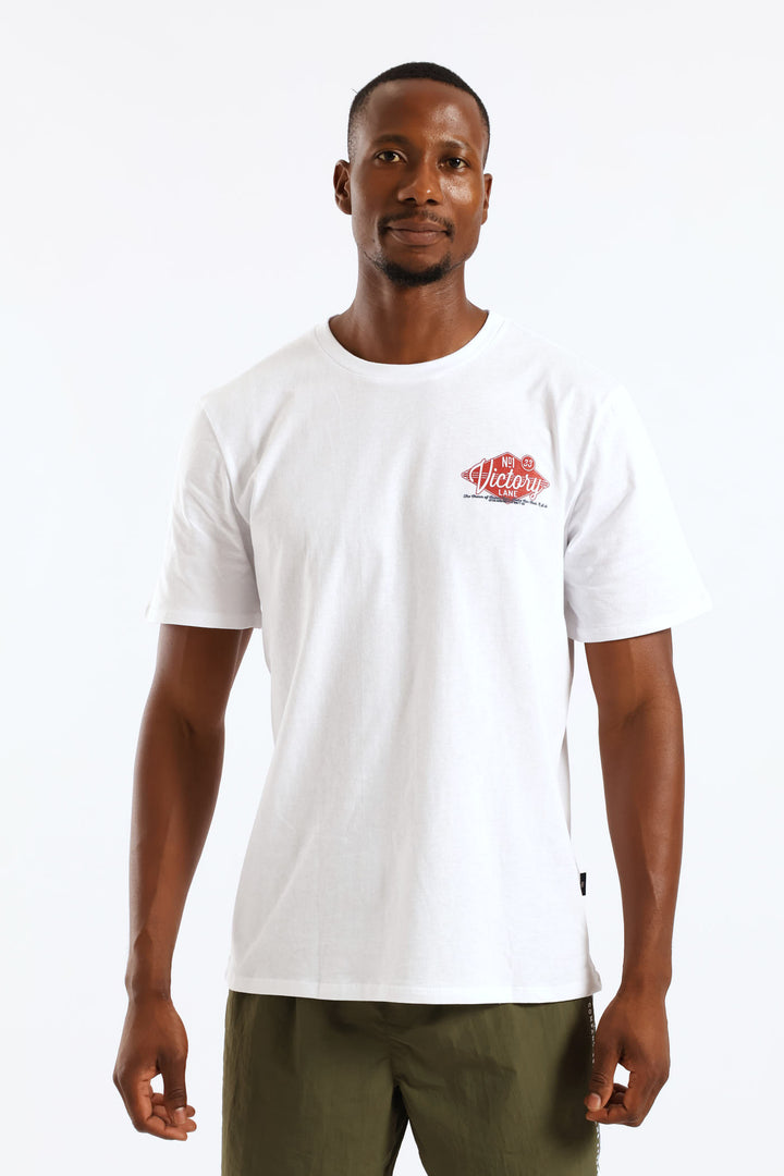 Victory Classic Car Front & Back Tee - White