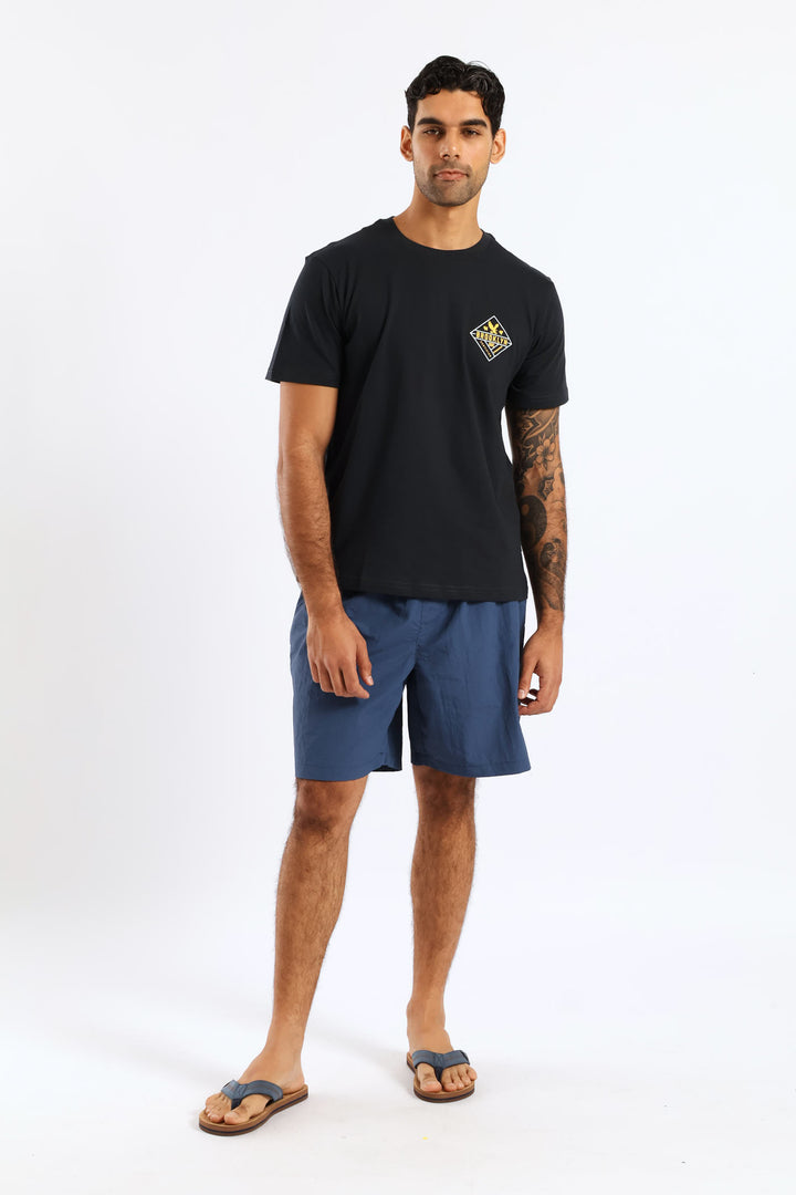 Plain Swim Short - Steel Blue