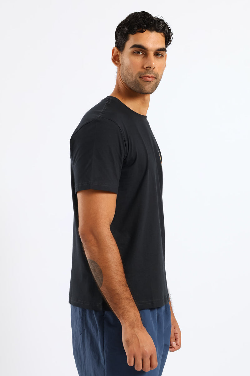 Eagle Front & Back Tee - Navy