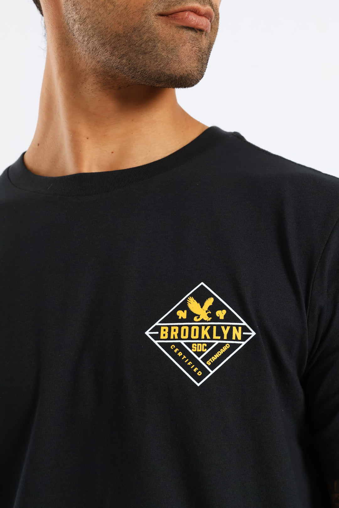 Eagle Front & Back Tee - Navy