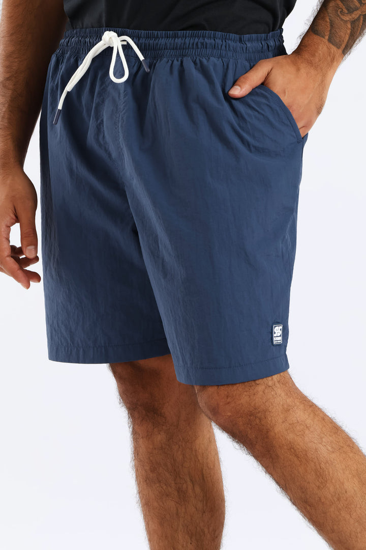 Plain Swim Short - Steel Blue