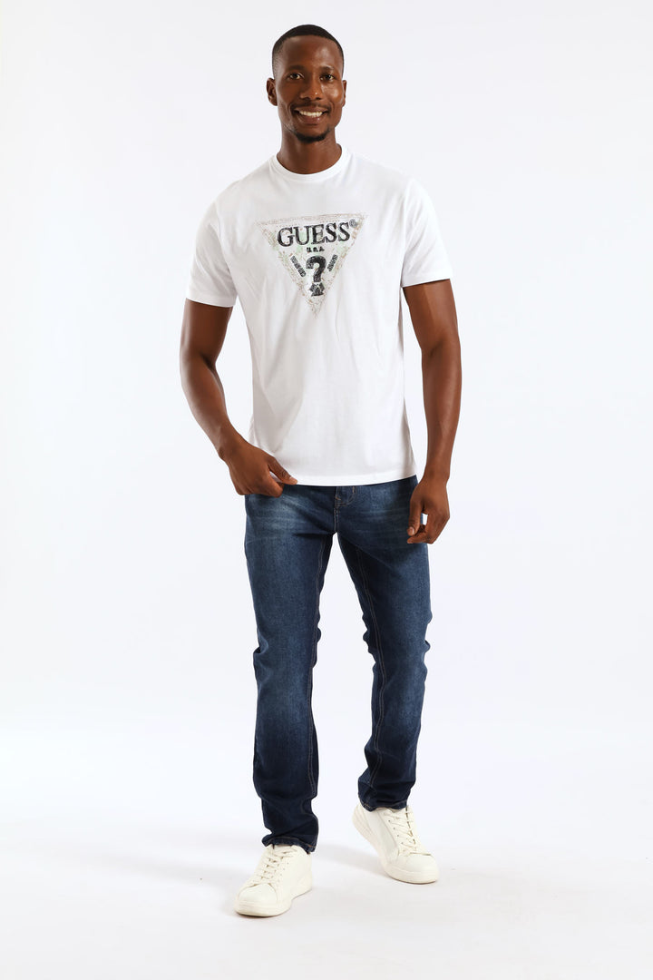 Triangle Tee - White