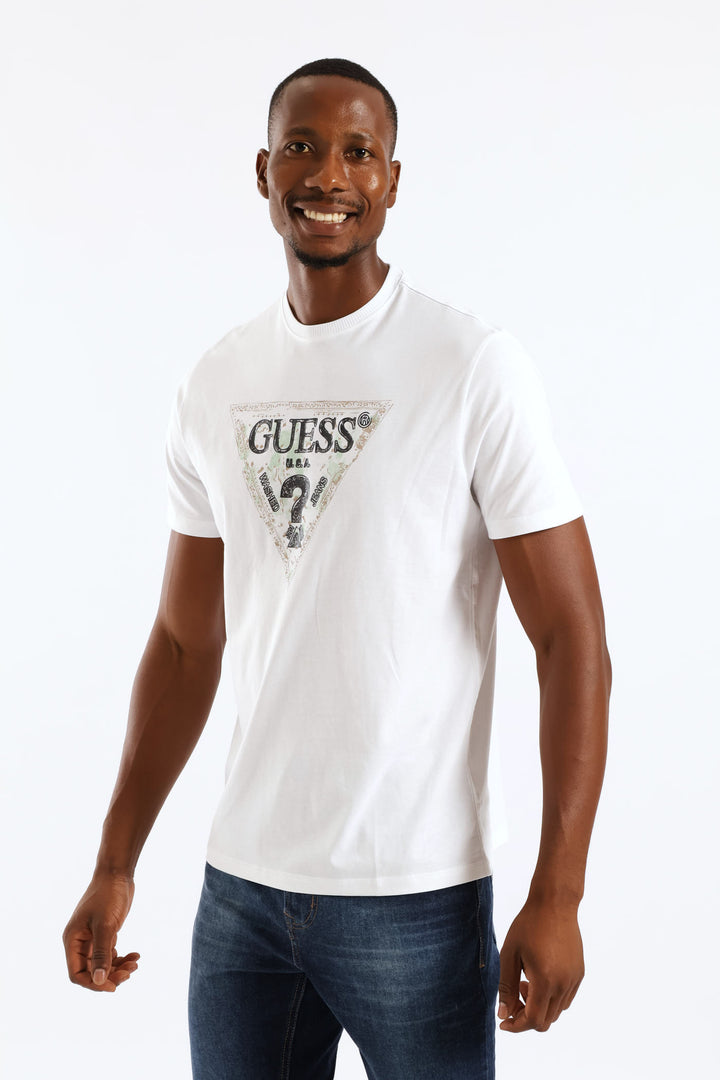 Triangle Tee - White