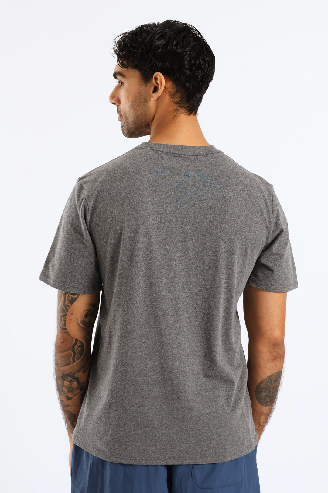 Vintage Legend Tee - Charcoal Melange
