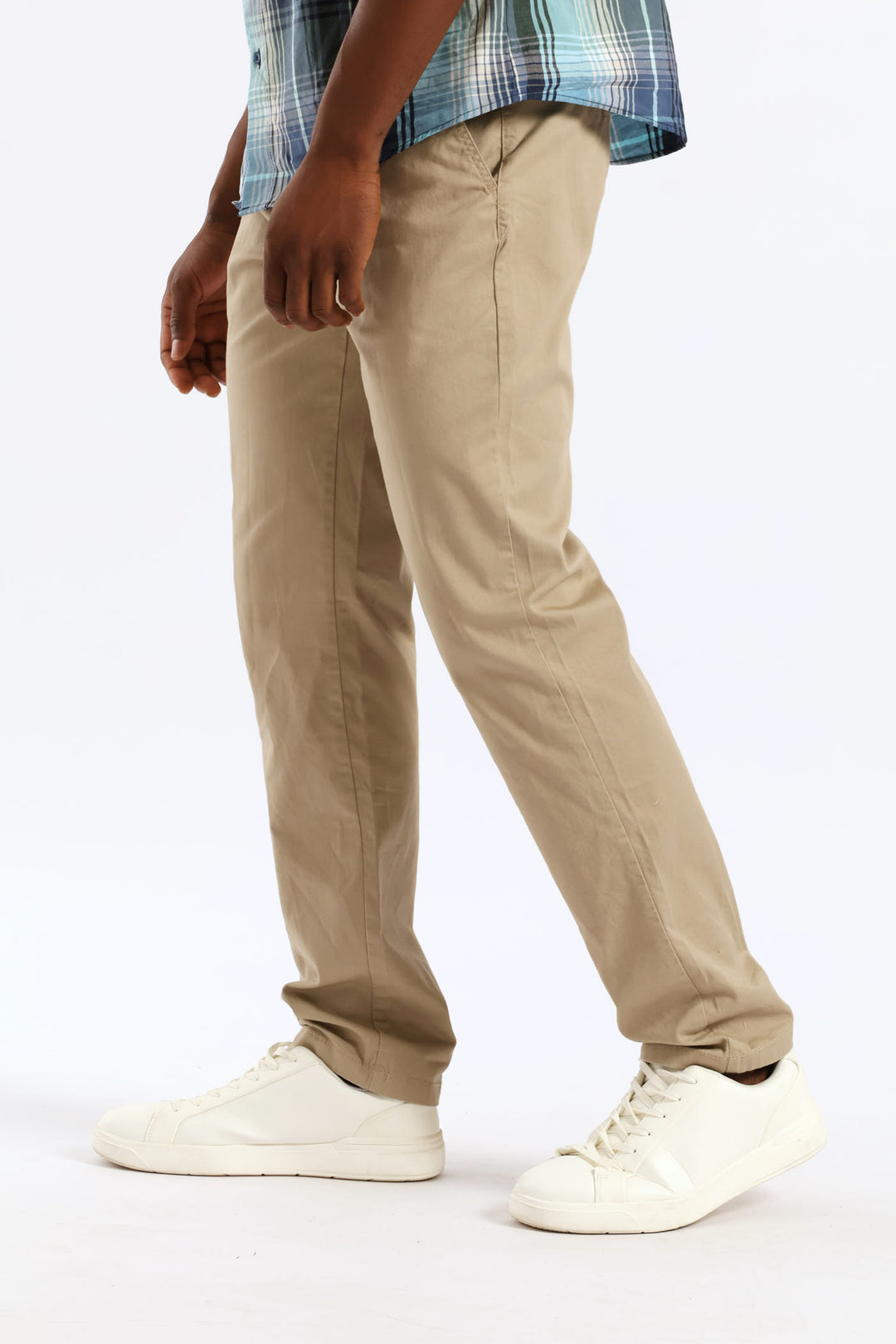 Basic Straight Stretch Chino - Stone