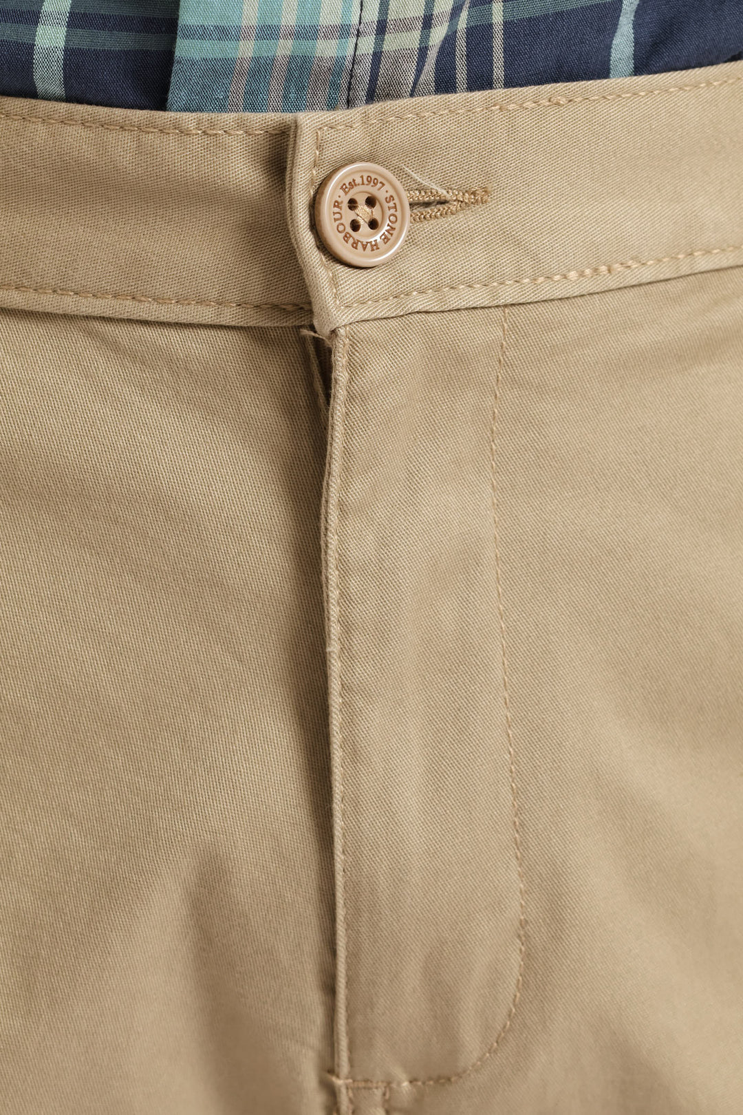 Basic Straight Stretch Chino - Stone