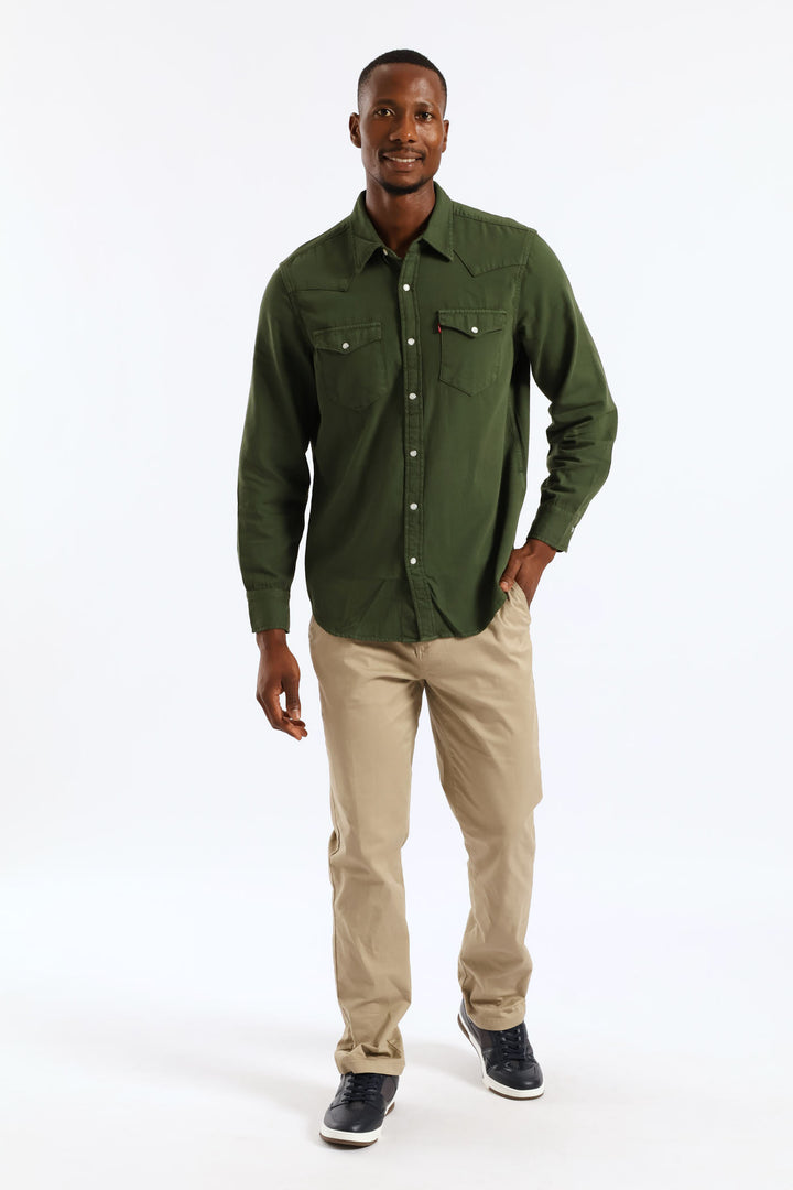Classic Western Shirt - Green