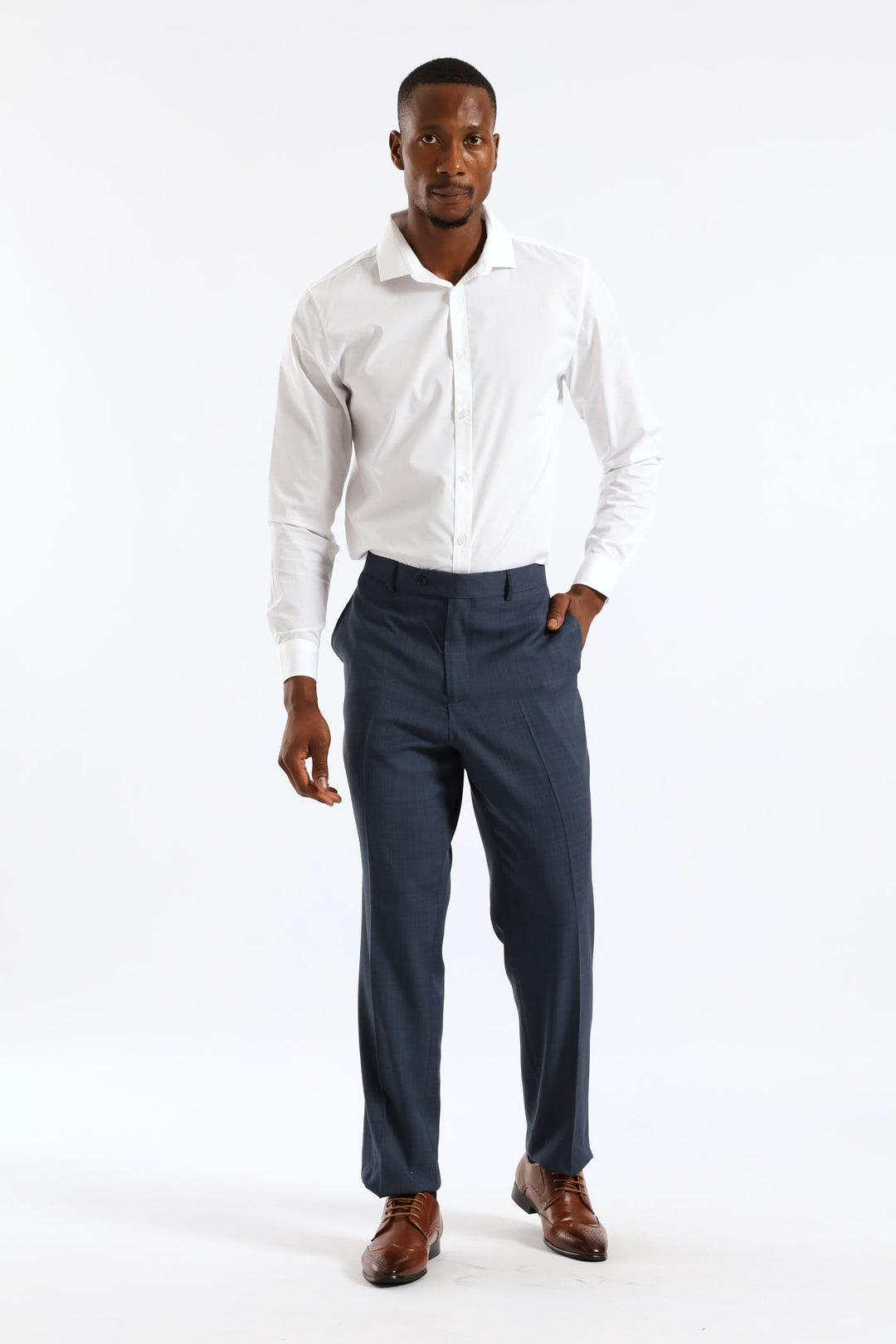 Regular Fit Essential Suit Trouser - Petrol