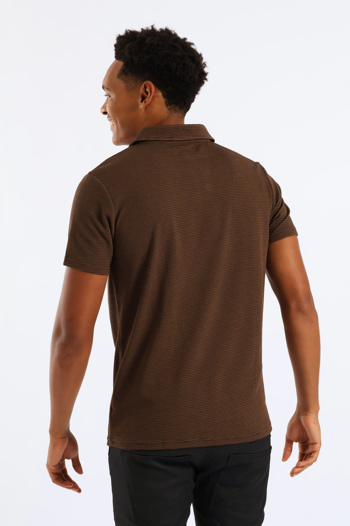 Textured Golfer - Chocolate