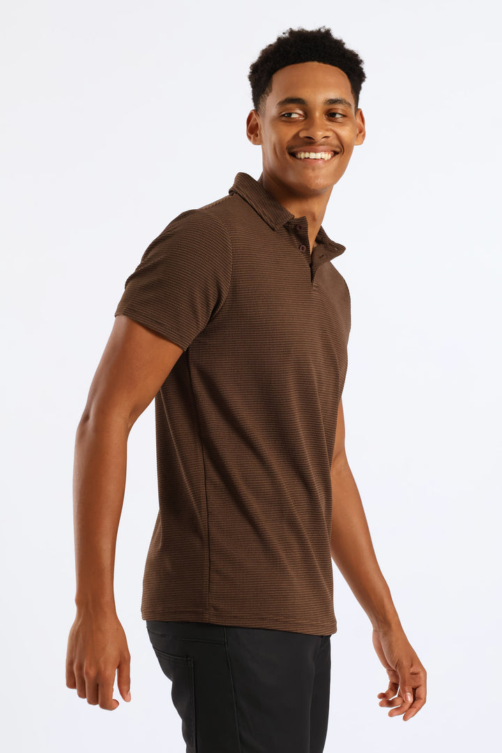 Textured Golfer - Chocolate