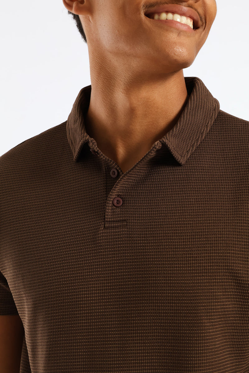 Textured Golfer - Chocolate