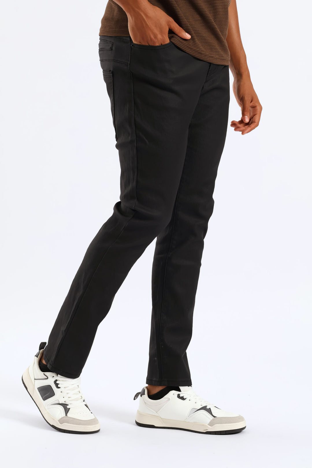 Skinny Wax Denim - Black