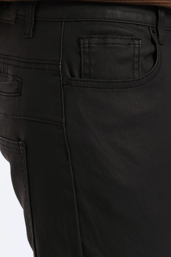 Skinny Wax Denim - Black