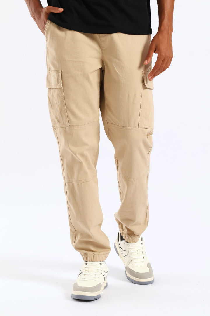 Basic Cargo Pants - Stone