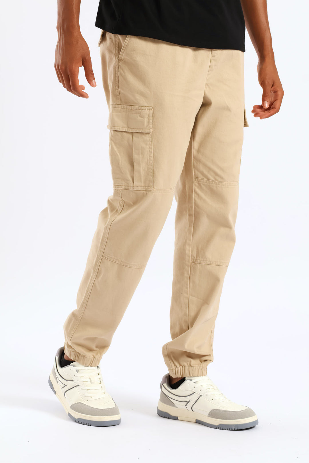 Basic Cargo Pants - Stone