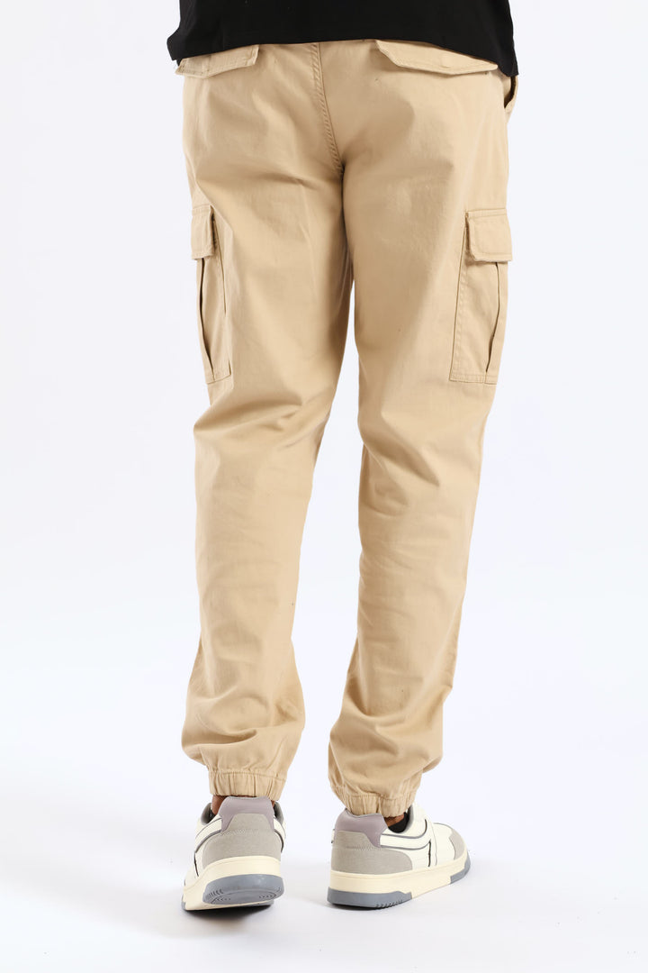 Basic Cargo Pants - Stone