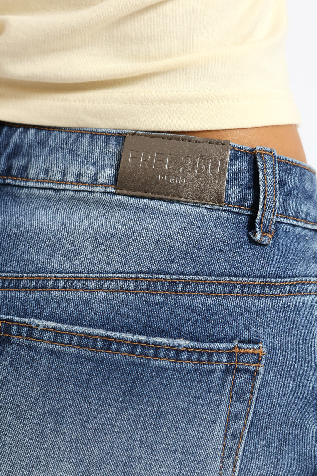 Abraised Raw Hem Denim Mini Skirt - Salty Dark Wash