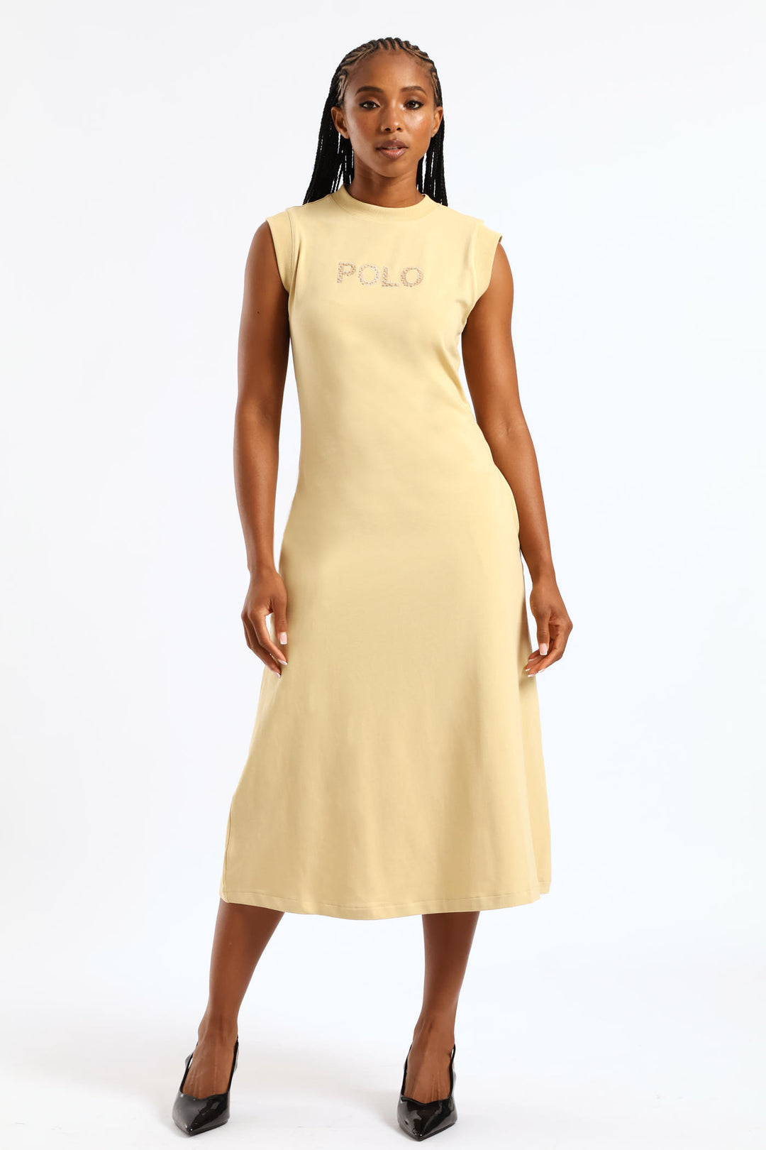 Mila Casual Dress - Stone