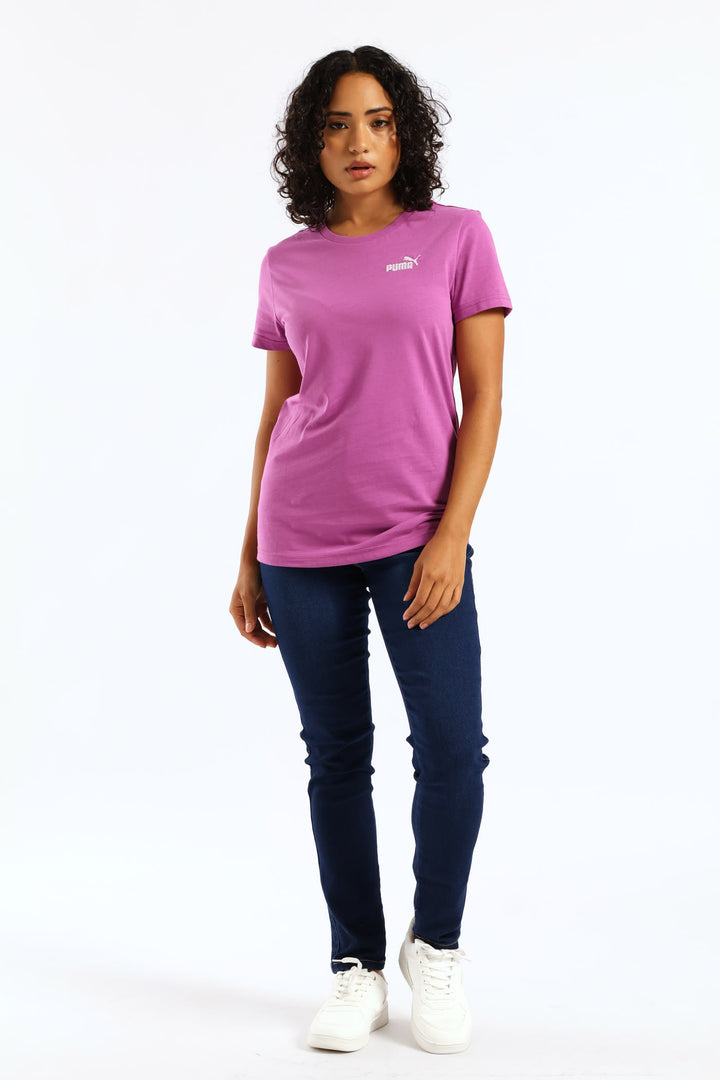 Essential Small No. 1 Logo Tee - Berry