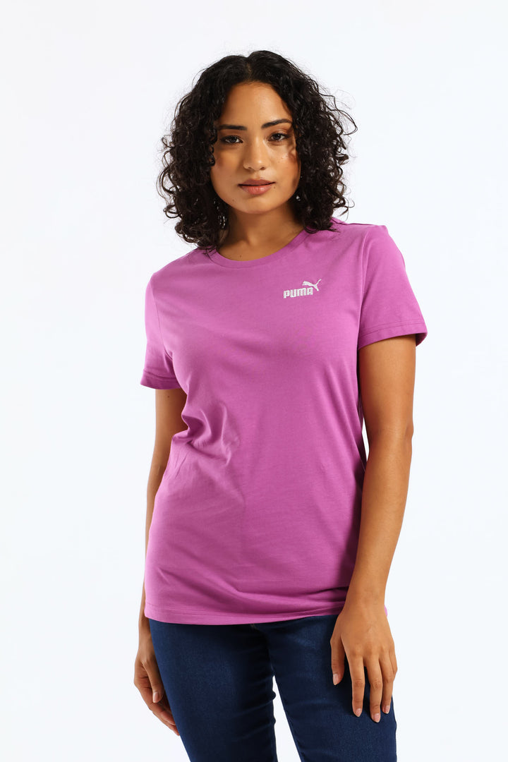 Essential Small No. 1 Logo Tee - Berry