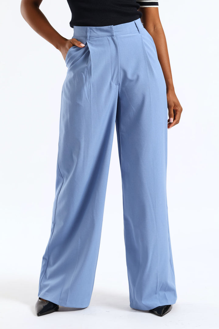 Release Pleat Wide Leg Pant - Blue