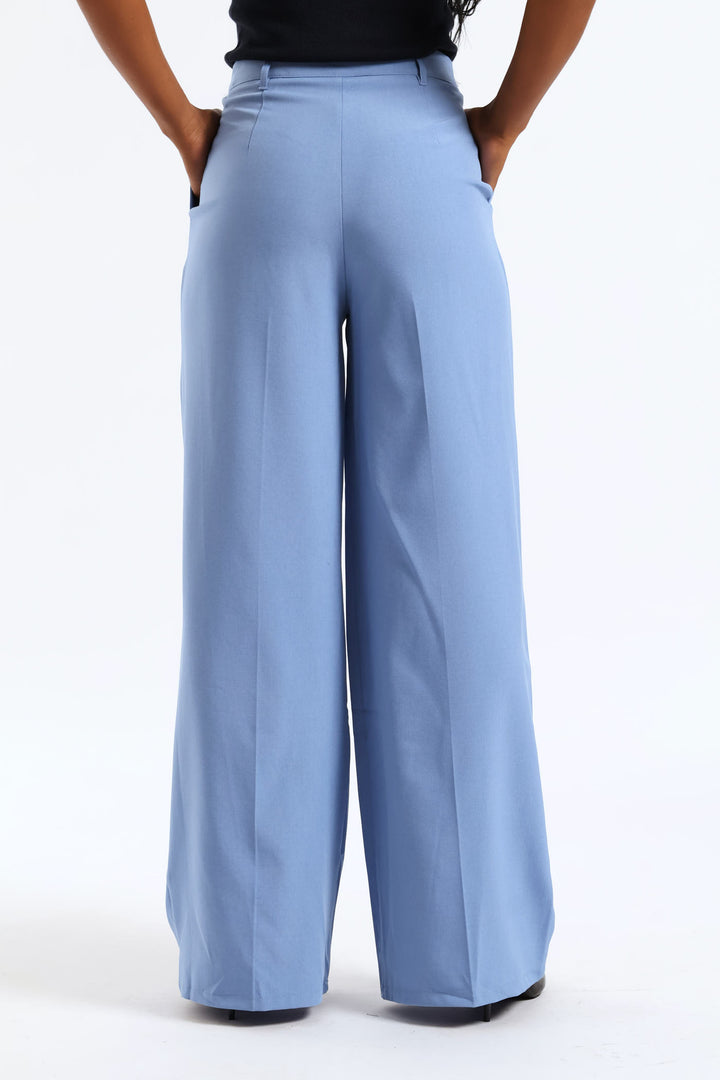 Release Pleat Wide Leg Pant - Blue