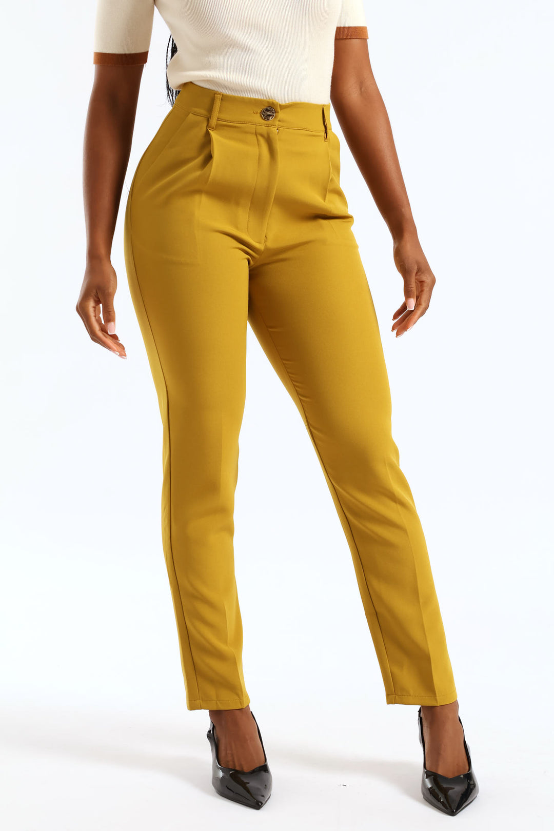 Release Pleat Tapered Leg Pant - Chartreuse