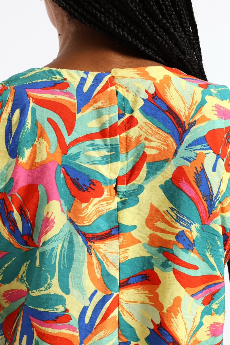 Carnival Print Shell Tank - Multi