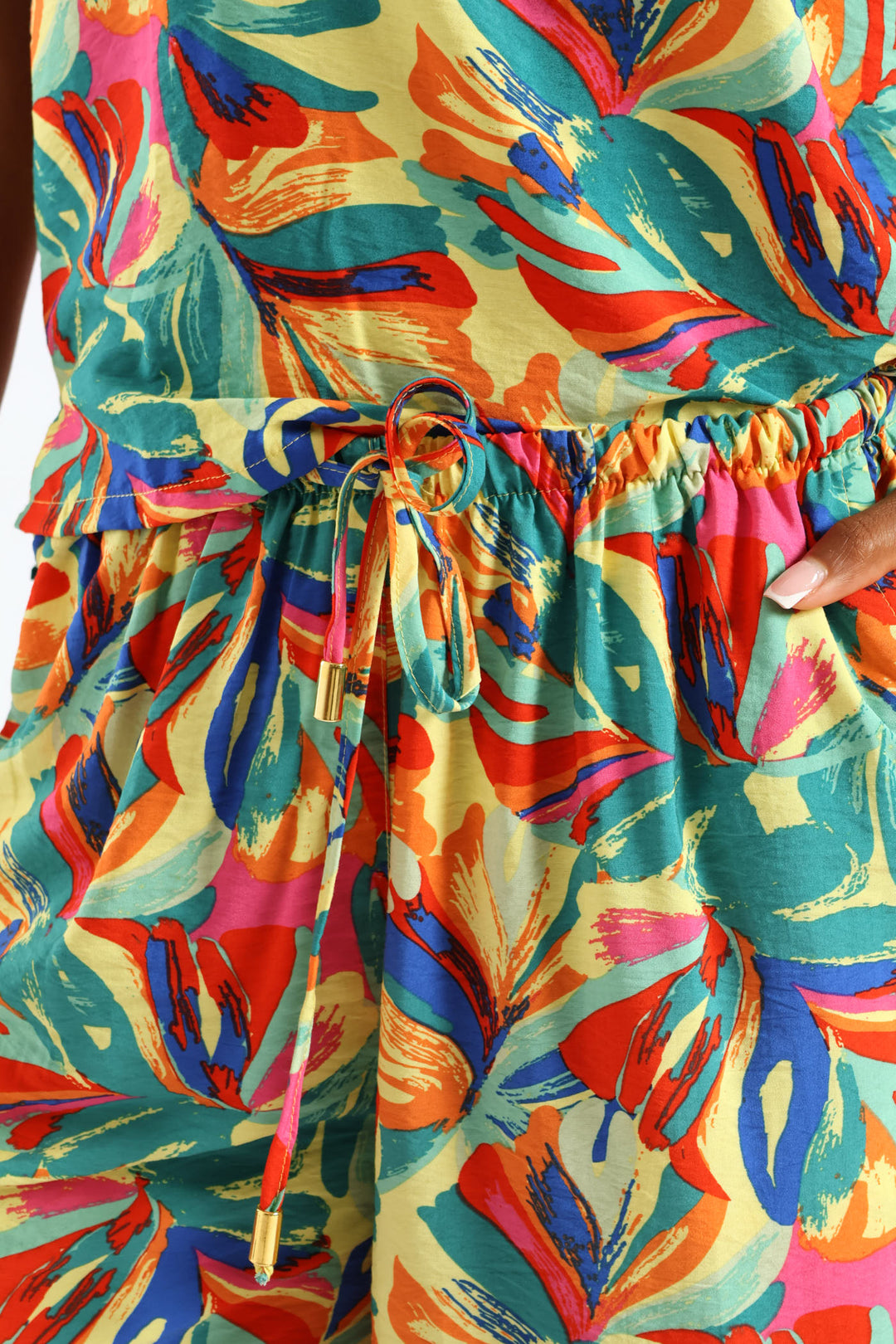 Pull On Carnival Culotte Pant - Multi