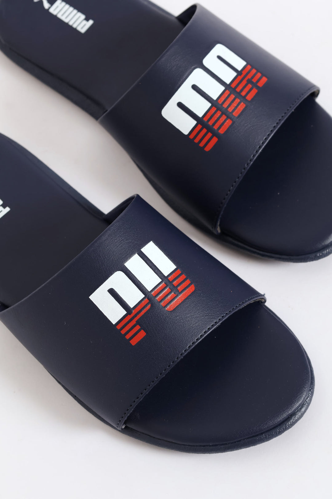 Boys Sporty Jr Slide Sandal - Navy