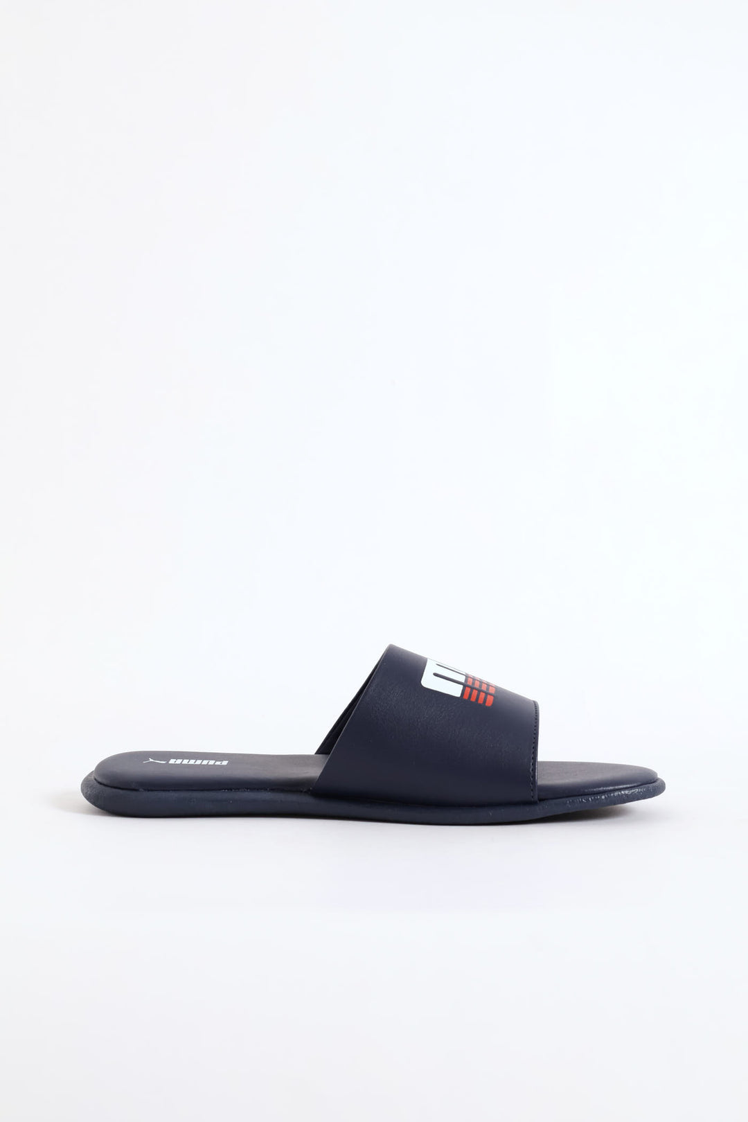 Boys Sporty Jr Slide Sandal - Navy