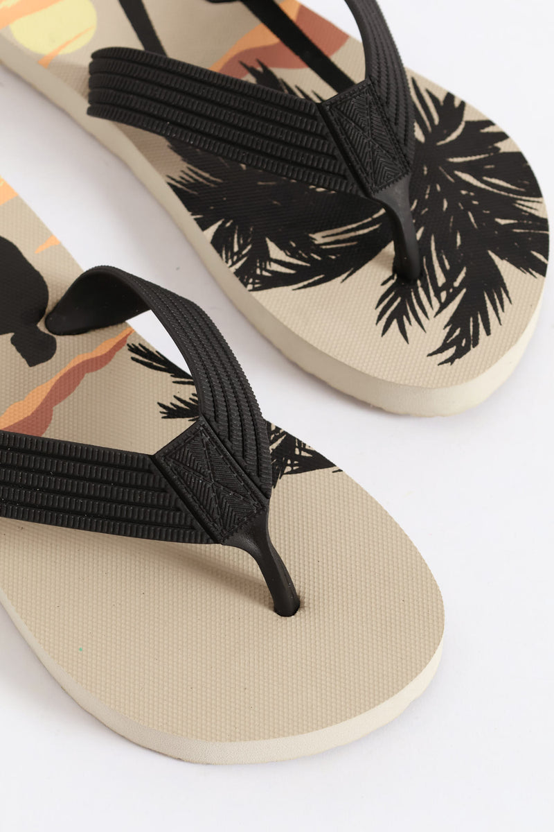 Boys Surfer Thong Sandal - Stone