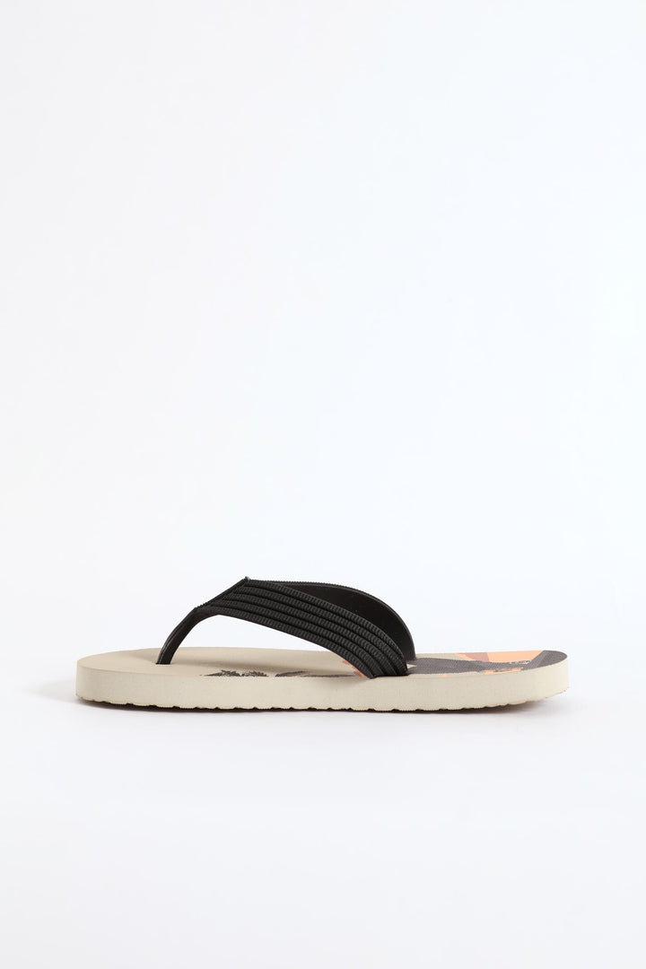 Boys Surfer Thong Sandal - Stone