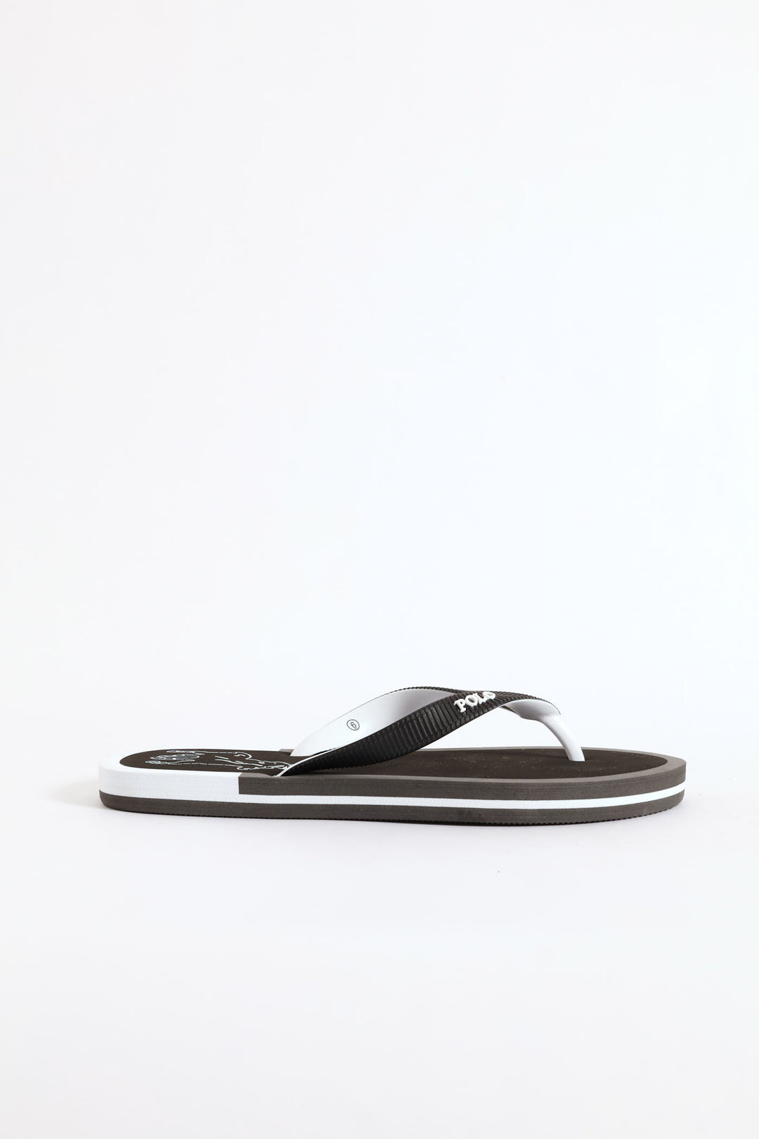 Big Pony Flip Flop - Black/White