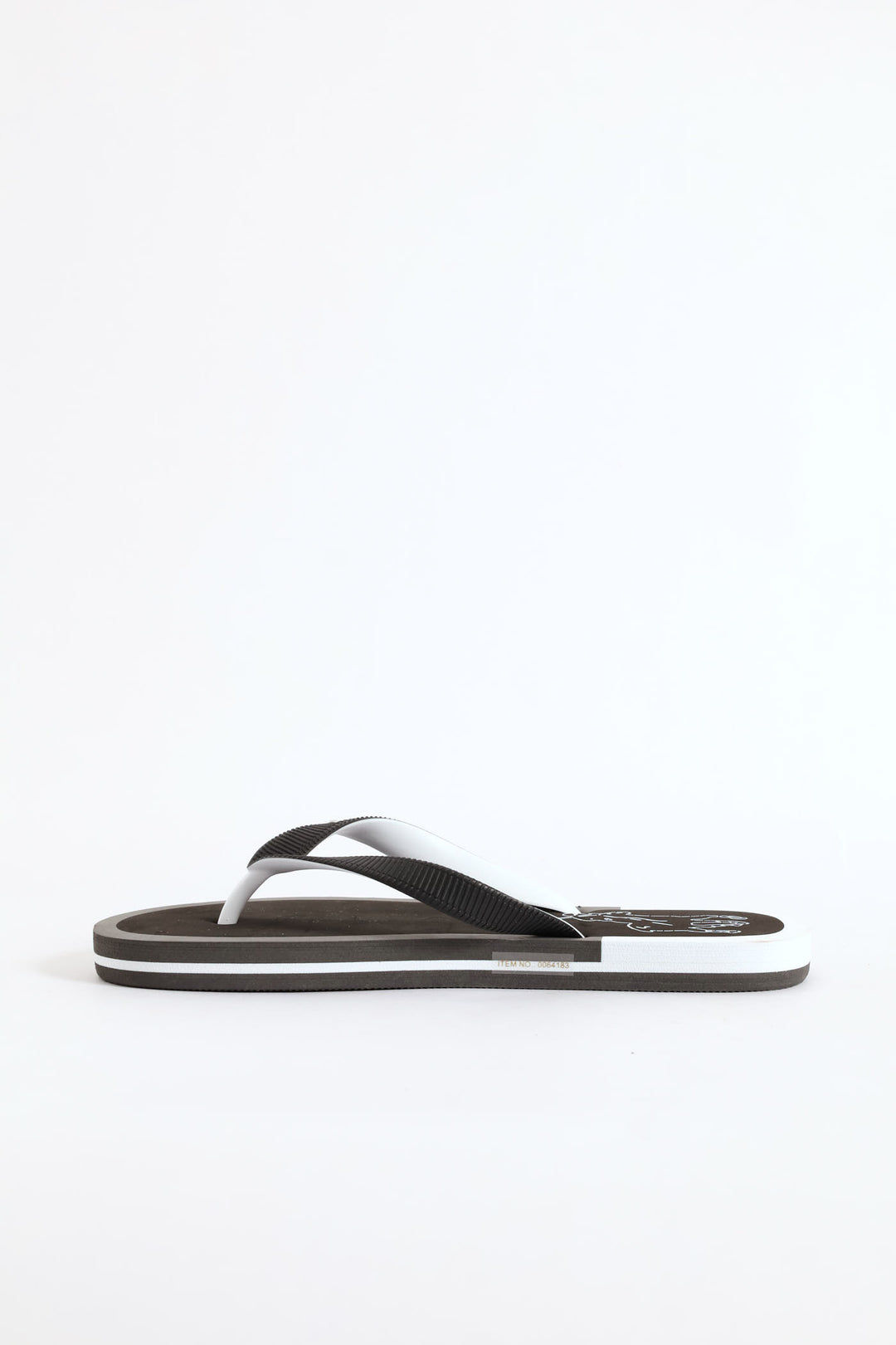 Big Pony Flip Flop - Black/White