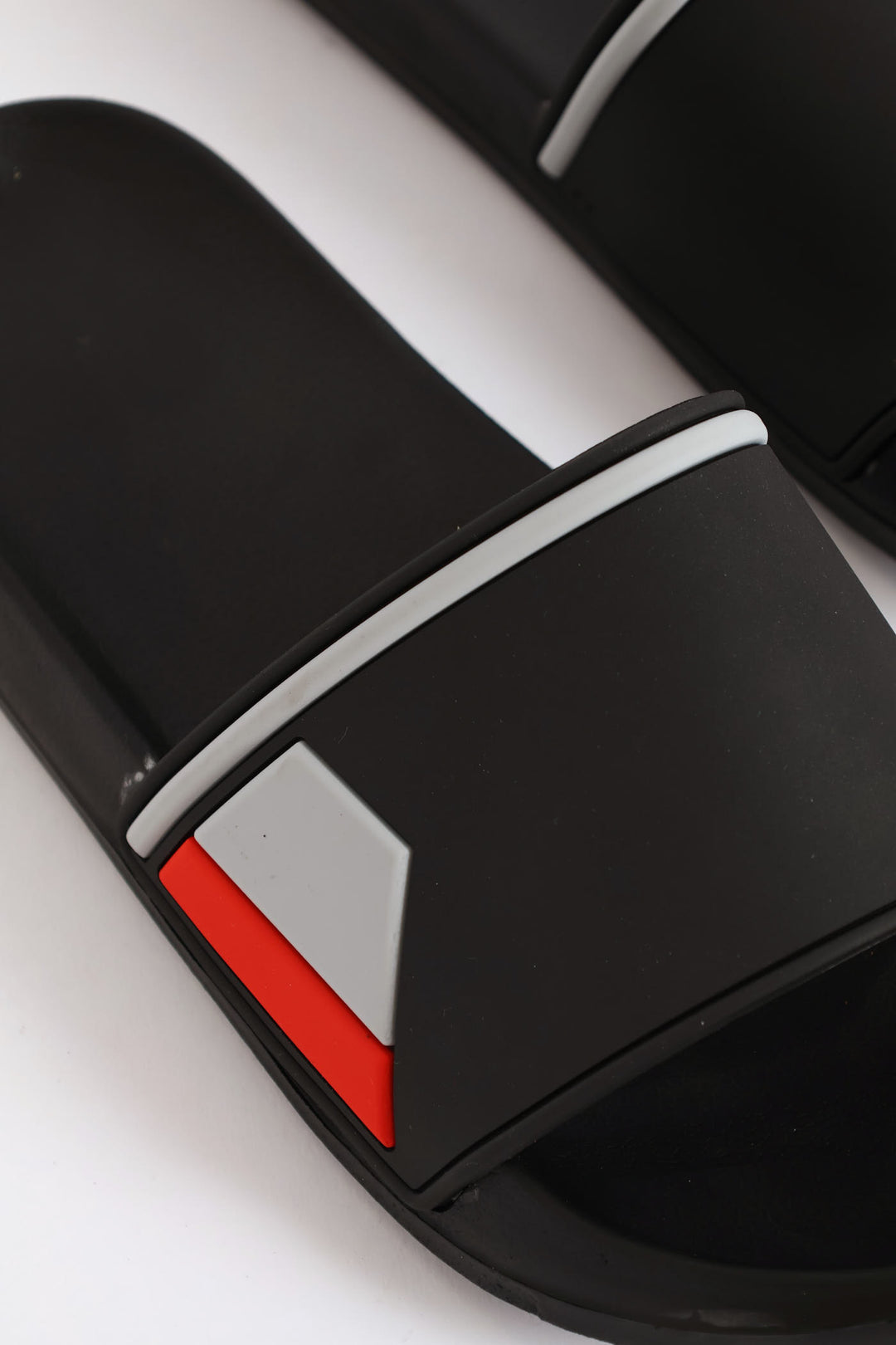 Boys Rubber Vamp Pool Slide - Black